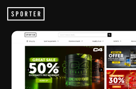 Design audit of online sports nutrition store